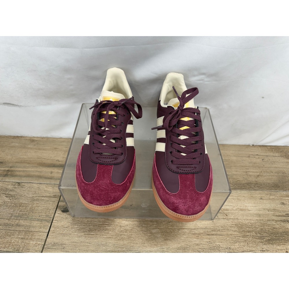 Adidas Samba OG Maroon Wonder White Gum ID0477 Mens Sneakers Size 7.5 - Picture 3 of 9